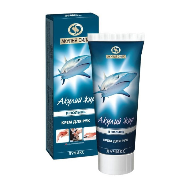 detail Krém na ruky so žraločím tukom a palinou 75ml Akulyja Sila