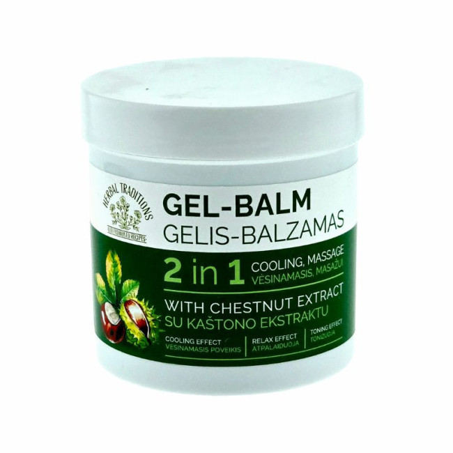 detail Gél-balsam s extraktom gaštana 2v1 250ml Herbal Traditions