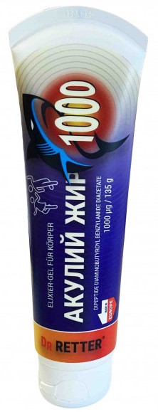 detail Elixir-gél Žraločí tuk 1000 135ml Dr.Retter