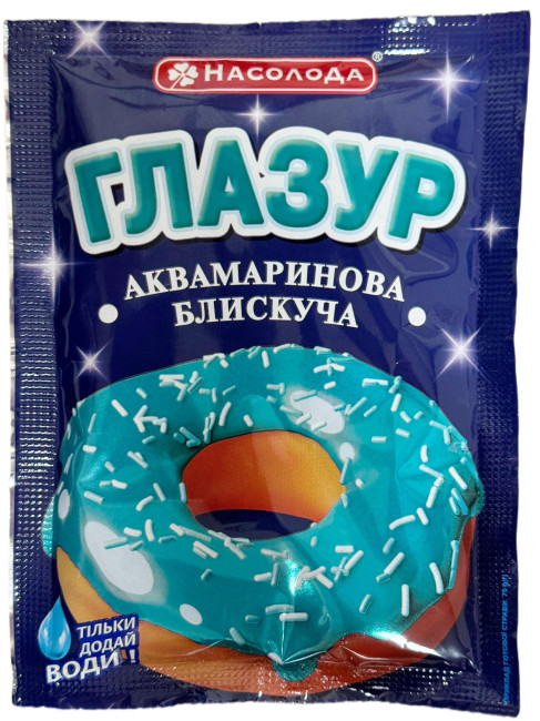 detail Poleva akvamarínová lesklá 75g Nasoloda