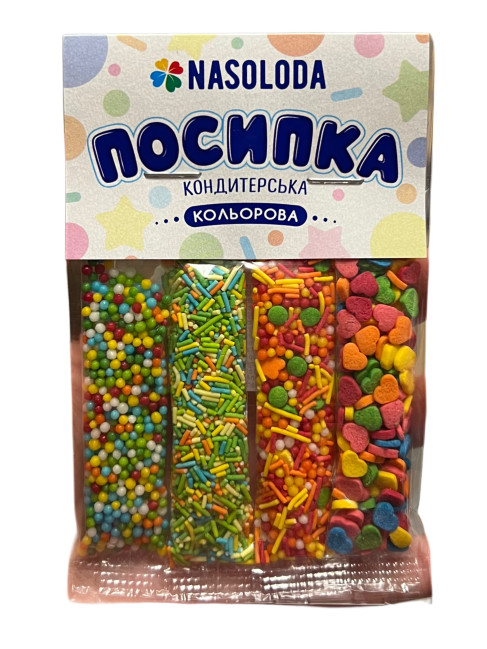 detail Cukrárske posypky MIX 24 g 4 ks Nasoloda
