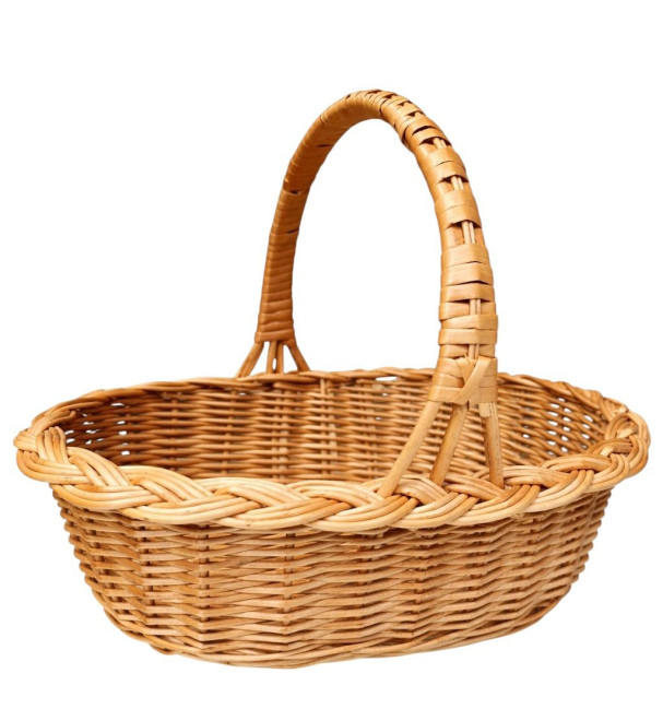 detail Velikonoční košík Kosička přírodní M