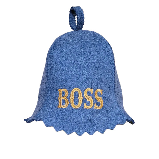 detail Čiapka na banju (saunu) BOSS sivá
