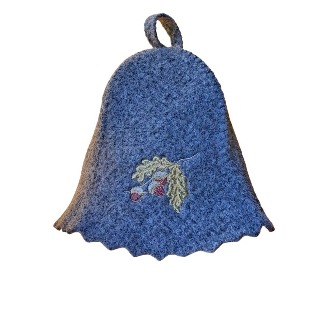 detail Čiapka na banju (saunu) Dubok sivá