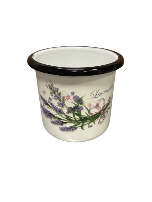 detail Smaltovaný hrnček 0,4 l Levanduľa