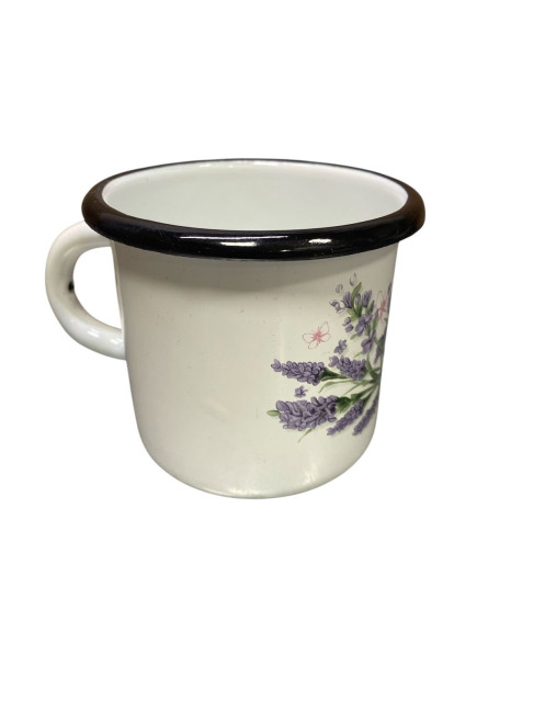detail Smaltovaný hrnček 0,4 l Levanduľa