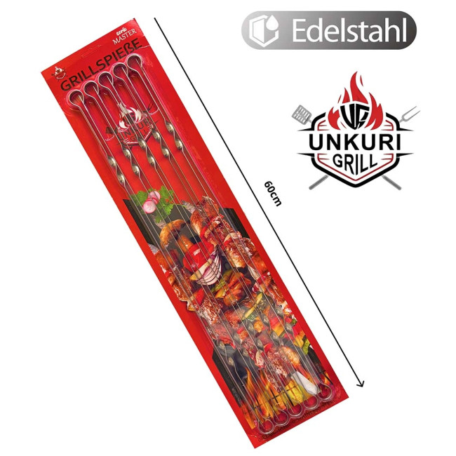 detail Šampura 60cm 10ks Unkuri Grill