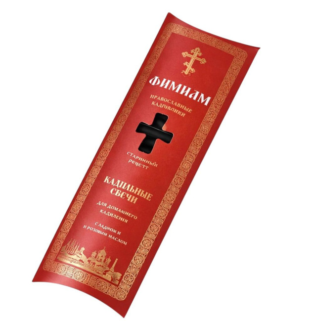 detail Sada kadidlových svíček s ladanom i rozovym maslom 21×4cm Fimiam