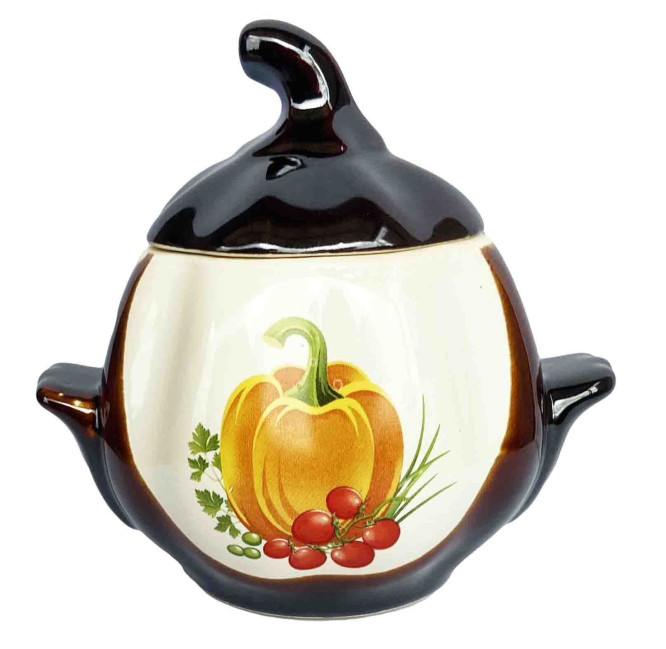 detail Keramický hrniec 0,75l  Žltá paprika