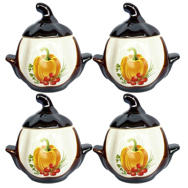 detail Keramický hrniec 0,75l  Žltá paprika