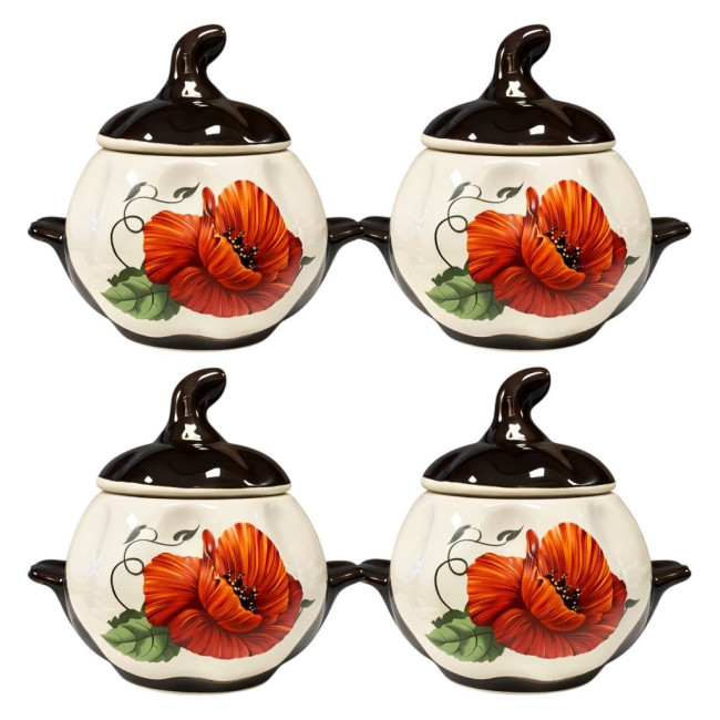 detail Keramická nádoba „Mak“ 0,75 L