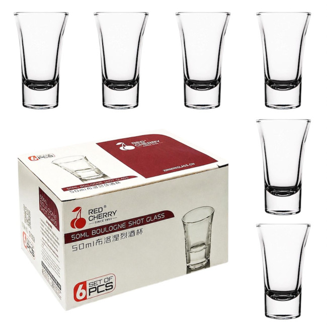 detail Sada panákov 6×50ml Red Cherry