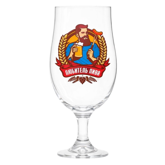 detail Sklenice na pivo Ljubitel piva 0,625L