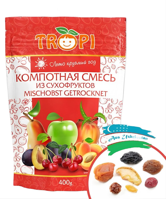 detail Zmes na kompót 400g Tropi