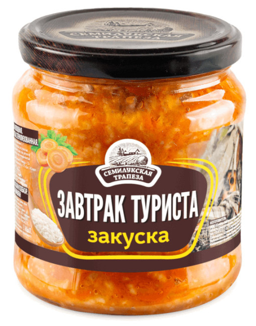 detail Zeleninová svačina Raňajky turistu 460g Semilucká hostina