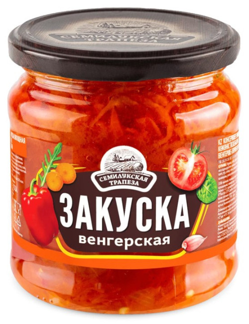 detail Zeleninová desiata Vengerskaja 460g Semilukskaja Trapeza