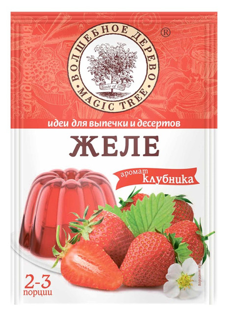 detail Žele s jahodovou príchuťou 50g V.D.