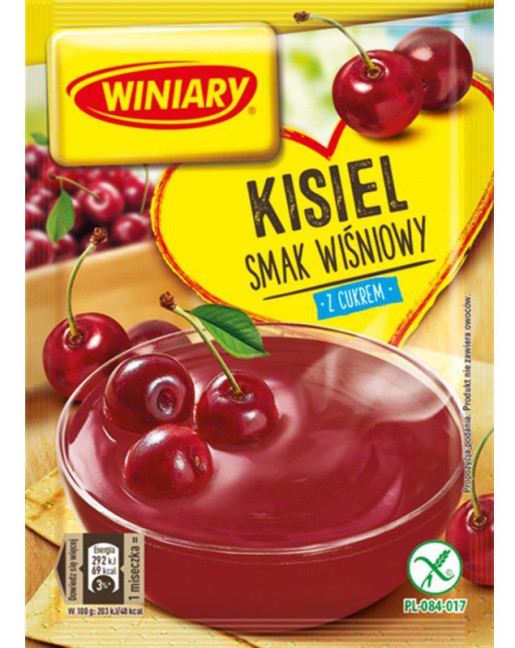 detail Kisel s višňovou příchutí 77g Winiary