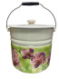 nahlad Smaltované vedro s vekom 12 l Orchidea