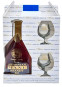nahlad Brandy XO 8 rokov 0,75L  40% + 2 poháre MANE