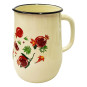 nahlad Smaltovaný džbán bežový (kuvšin) Granátové jablko 2,5L