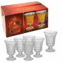 nahlad Sada panáků „Ledová hvězda“ 6 ks, 40 ml Glass Ware